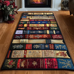 Antique Books Runner Rug - Nature Design | Serene Runner Rug