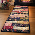 Antique Books Runner Rug - Nature Design | Serene Runner Rug