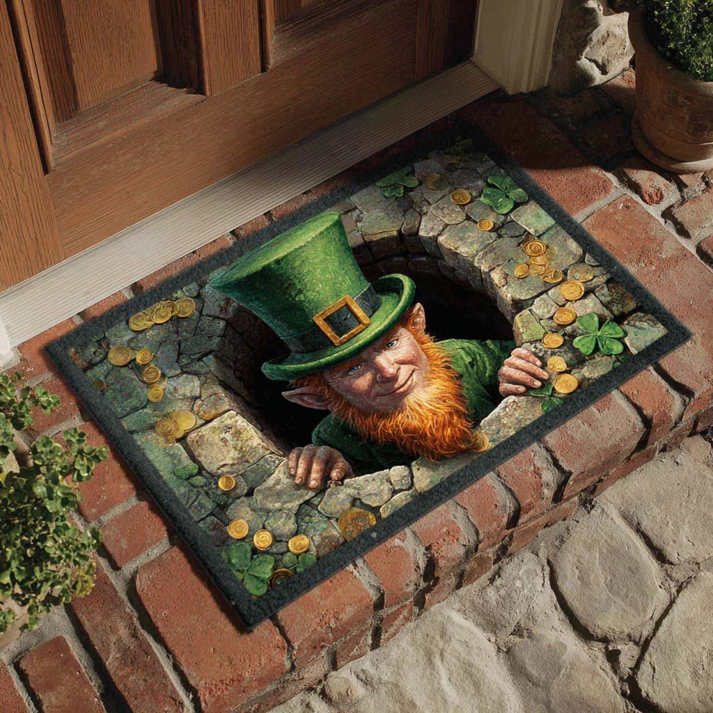 Arcane Gold Vault Doormat - Nature Design | Printed Welcome Doormat