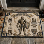 Armor Of God Doormat - Faith Inspired Design | Printed Welcome Doormat