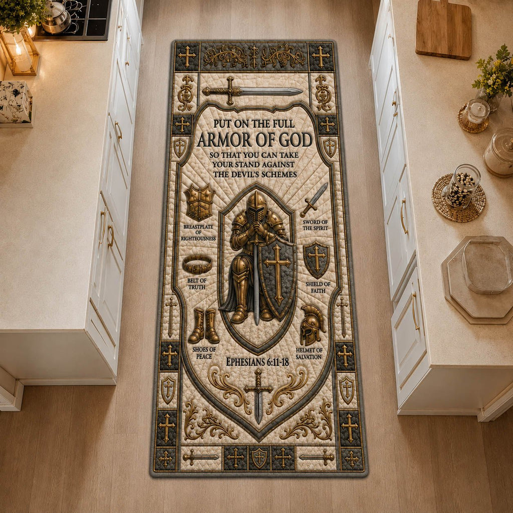 Armor Of God Runner Rug - Nature Design | Serene Runner Rug