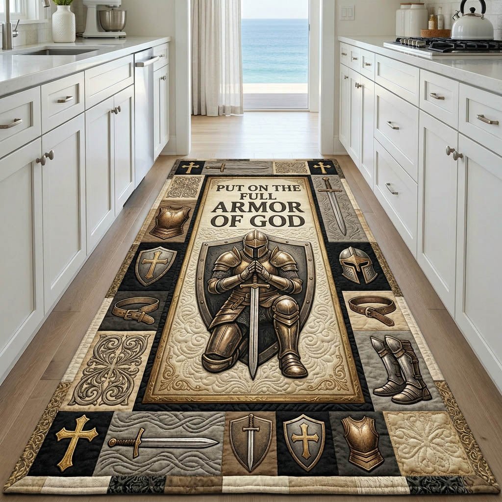 Armor Of God Runner Rug - Nature Design | Serene Runner Rug