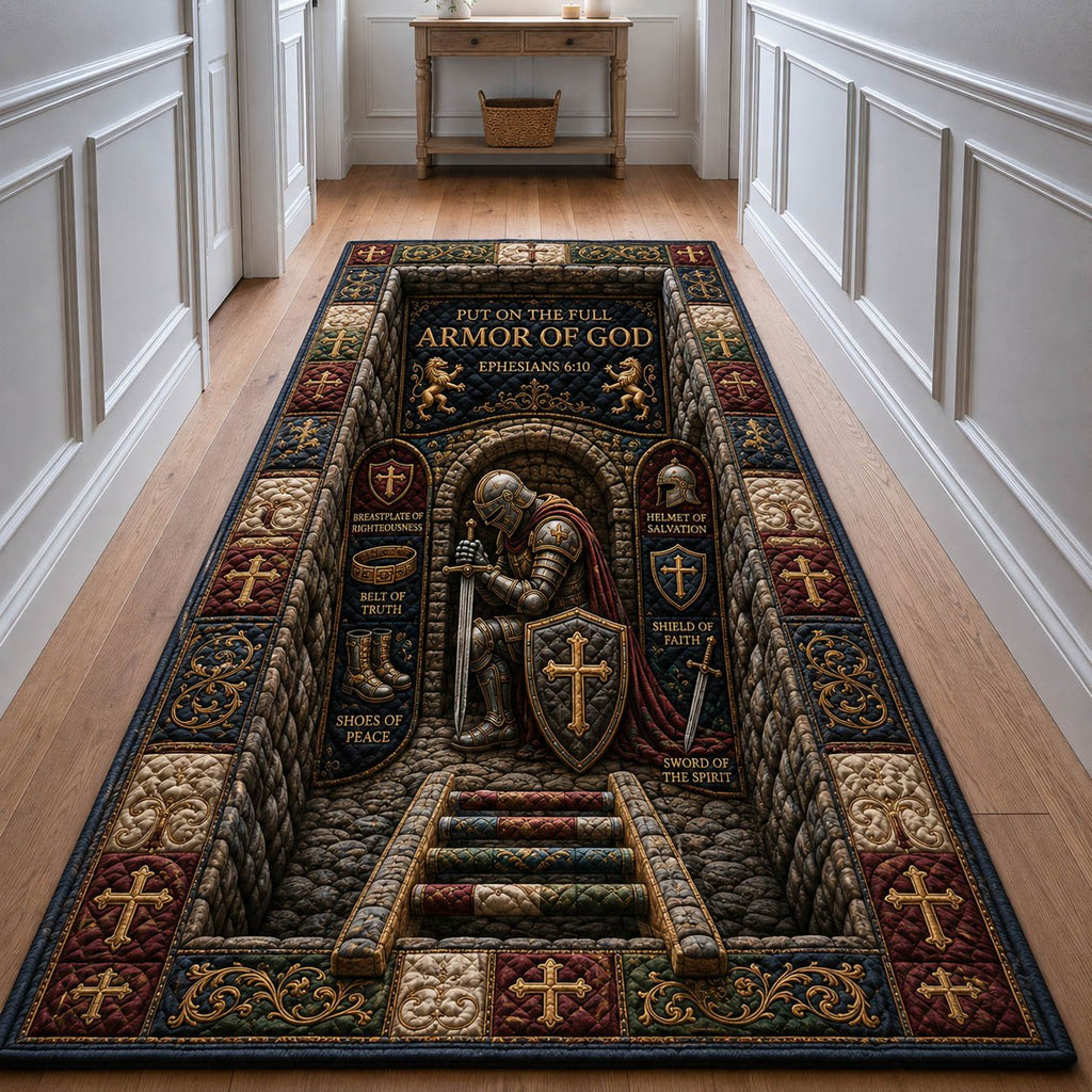 Armor Of God Runner Rug - Nature Design | Serene Runner Rug