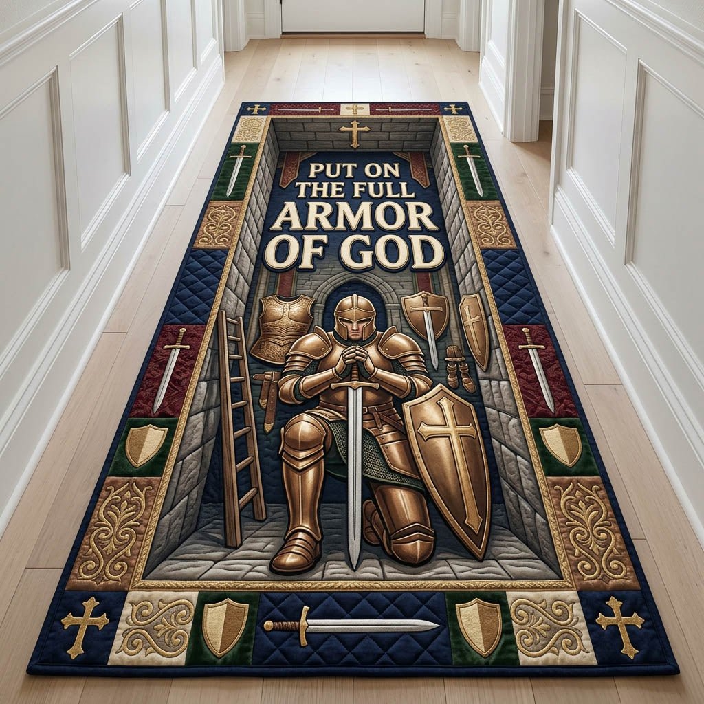 Armor Of God Runner Rug - Nature Design | Serene Runner Rug