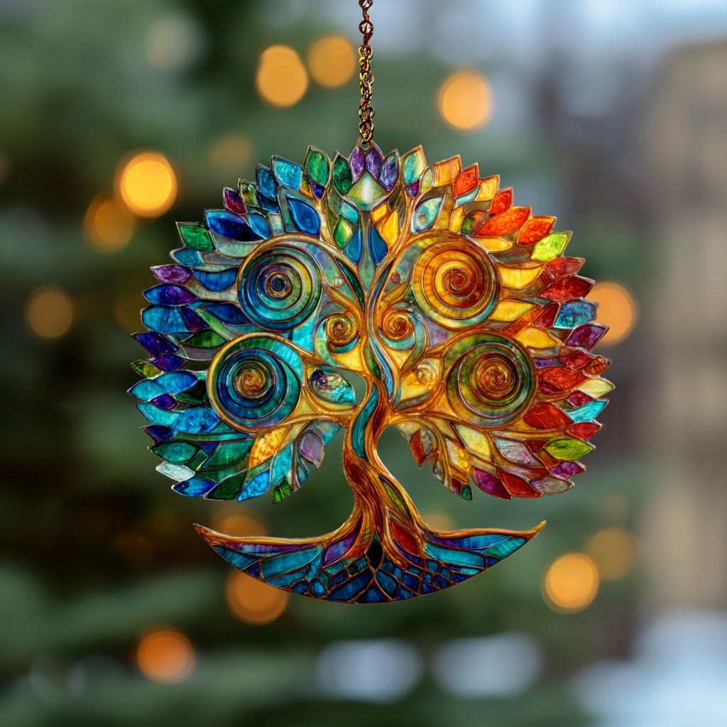 Aurora Blooming Tree Christmas Ornament