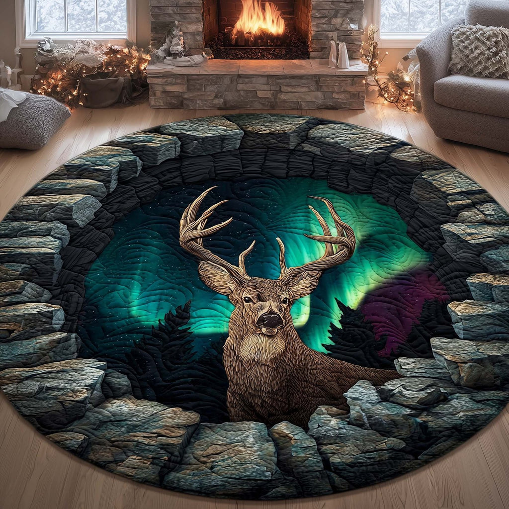 Aurora Hills Round Mat Rug - Nature Design | Serene Home Decor