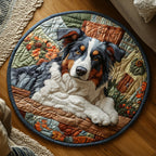 Aussie Whirlwind Round Mat Rug - washable non-slip printed rug