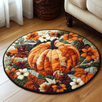 Autumn Embrace Round Mat Rug - Nature Design | Serene Home Decor
