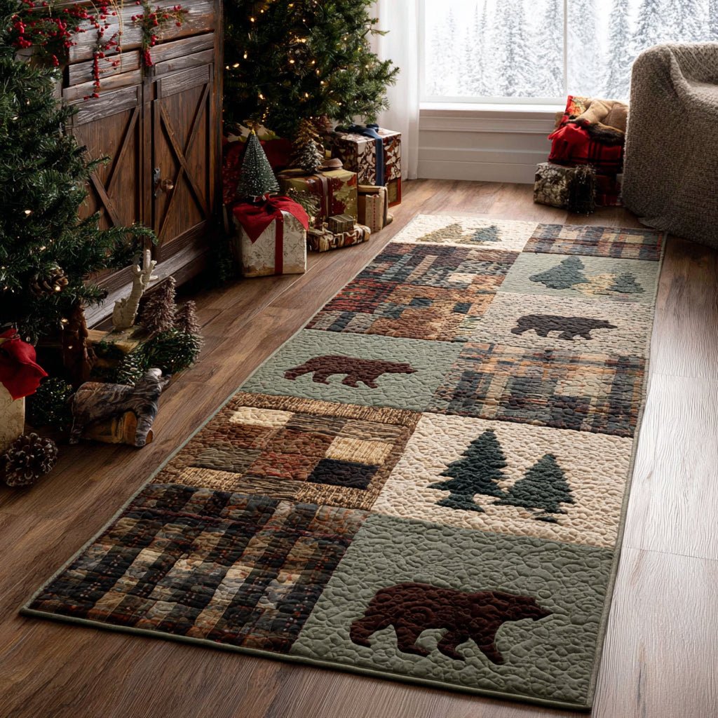 Autumn Tracks Runner Carpet Runner Rug - Cute Pet Design | Animal Printed Runner Rug