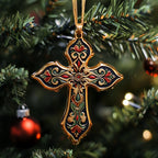Blooming Birds Christmas Ornament