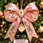 Ballet Christmas Bow Christmas Ornament