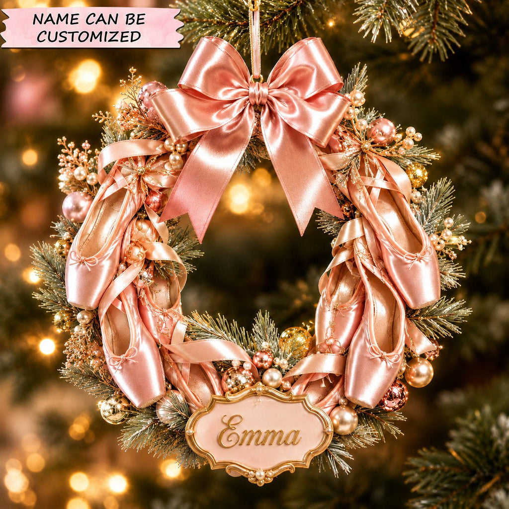 Ballet Shoes Christmas Ornament