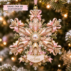 Ballet Snowflake Shoes Christmas Ornament