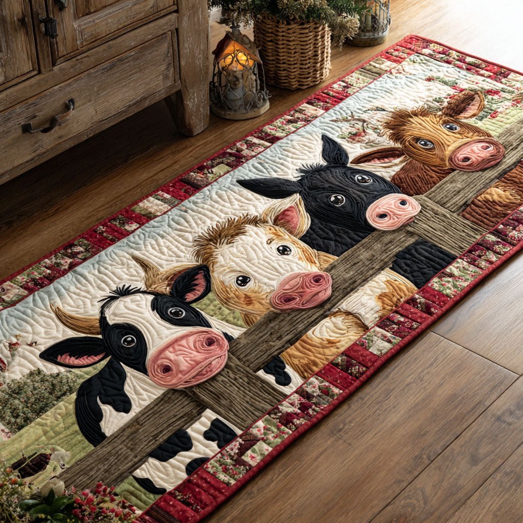 Barnyard Bliss Runner Carpet Runner Rug - Cute Pet Design | Animal Printed Runner Rug