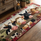 Barnyard Bliss Runner Carpet Runner Rug - Cute Pet Design | Animal Printed Runner Rug