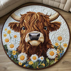 Barrel Buddies Round Mat Rug - washable non-slip printed rug