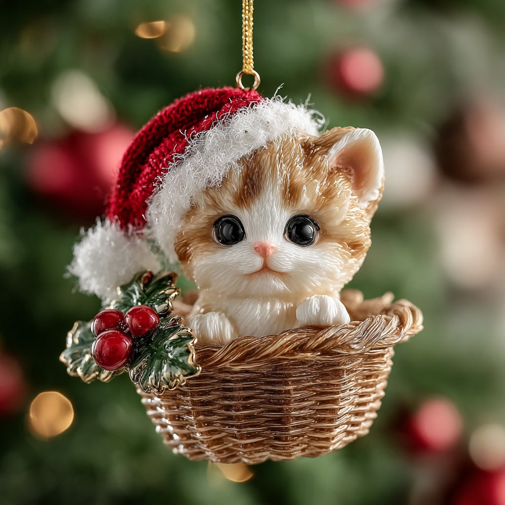 Basket of Joy Christmas Ornament