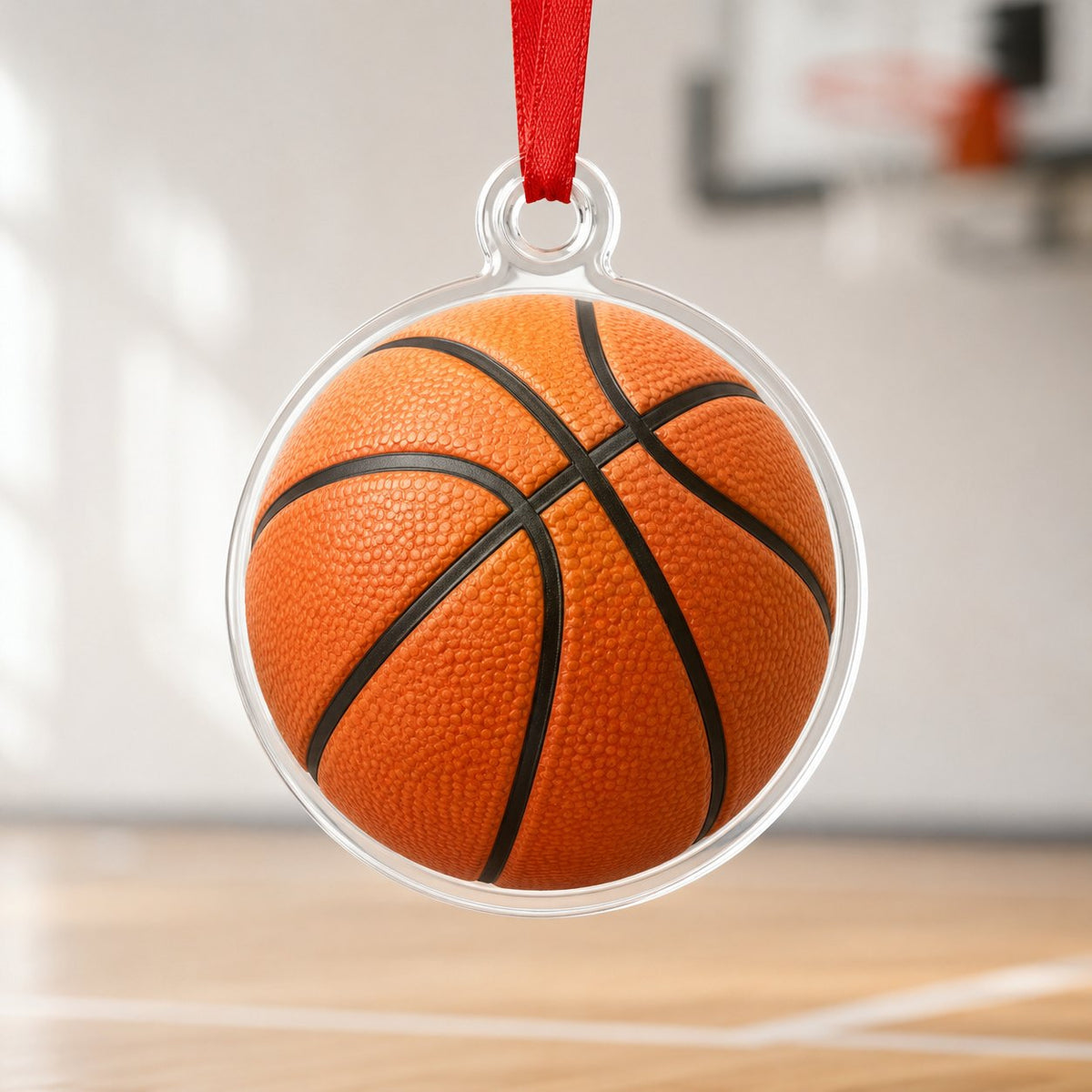 Basketball Game Ball Christmas Ornament