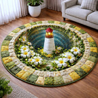 Beacon Glow Round Mat Rug - Nature Design | Serene Home Decor