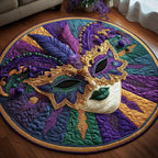 Beaded Revelry Round Mat Rug - Nature Design | Serene Home Decor