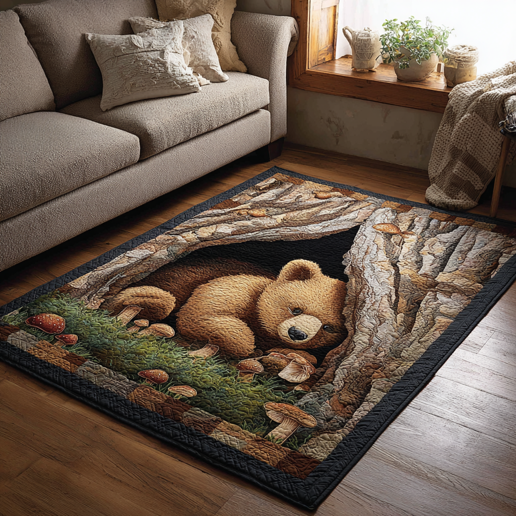Bear Valley area rug in a living room