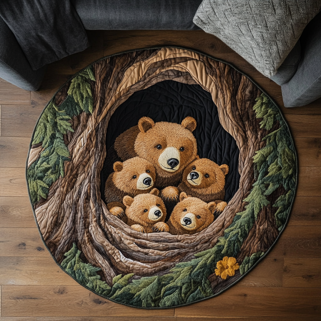Bear Valley Round Mat Rug NCU0DK10351