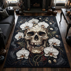 Beauty In Decay area rug in a living room
