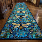 Bee Blossom Runner Carpet Runner Rug - Cute Pet Design | Animal Printed Runner Rug