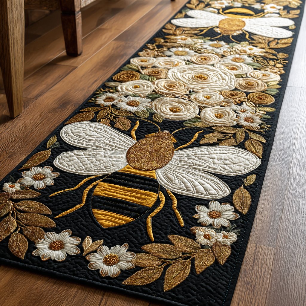Bee Delight Runner Carpet Runner Rug - Cute Pet Design | Animal Printed Runner Rug