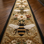 Bee Harmony Runner Carpet Runner Rug - Cute Pet Design | Animal Printed Runner Rug