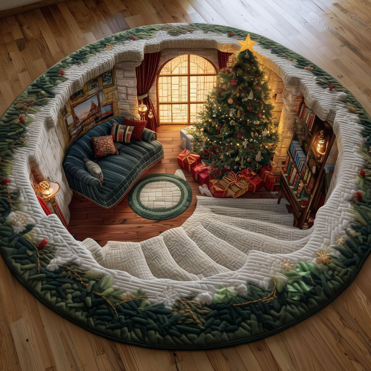 Beloved Home Round Mat Rug - Nature Design | Serene Home Decor