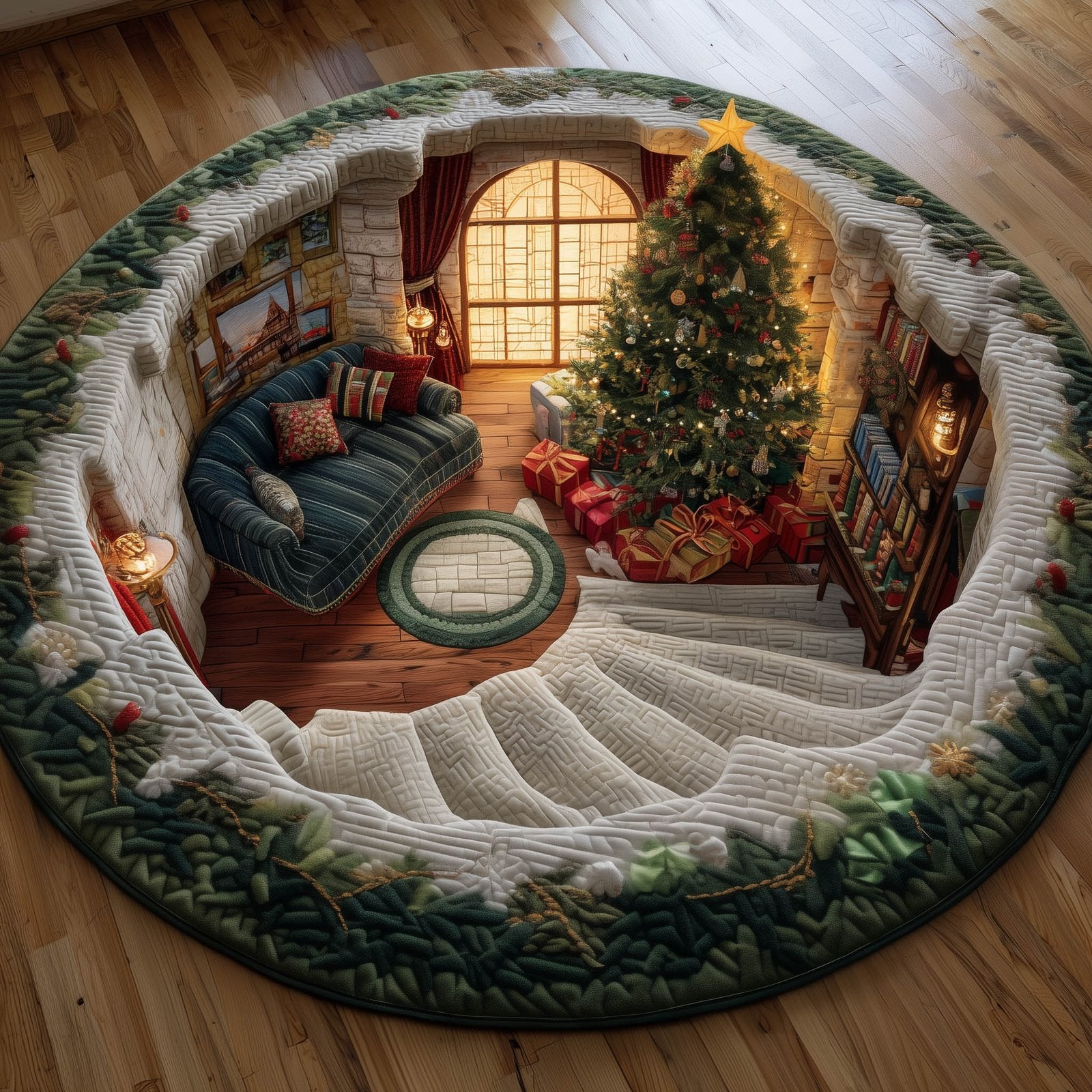 Beloved Home Round Mat Rug - Nature Design | Serene Home Decor
