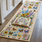 Bible Bloom Runner Rug - Nature Design | Serene Runner Rug