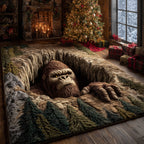 Bigfoot Jungle Guardian area rug in a living room