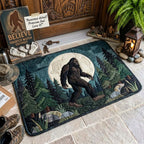 Bigfoot Nights Doormat - Nature Design | Nature Doormat - washable non-slip printed rug