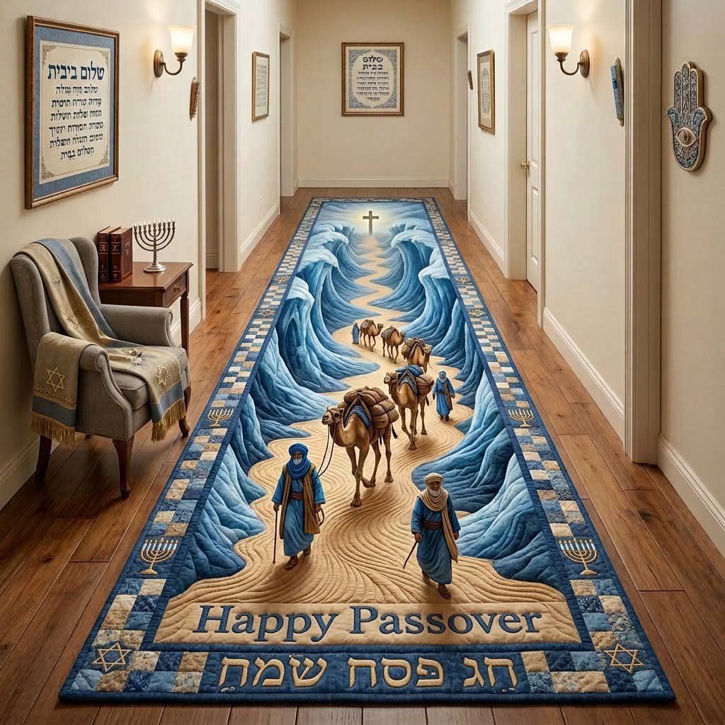 Blessed Exodus Runner Rug - Nature Design | Serene Runner Rug