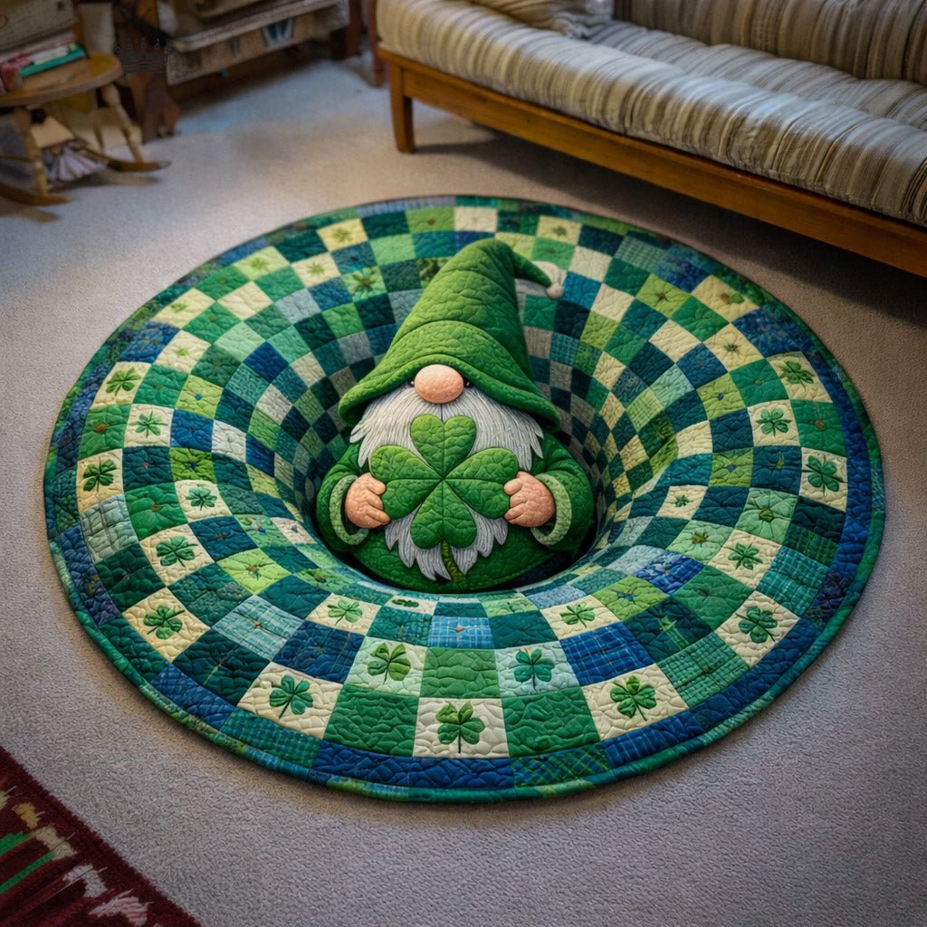 Blessed Greenery Round Mat Rug - Nature Design | Serene Home Decor