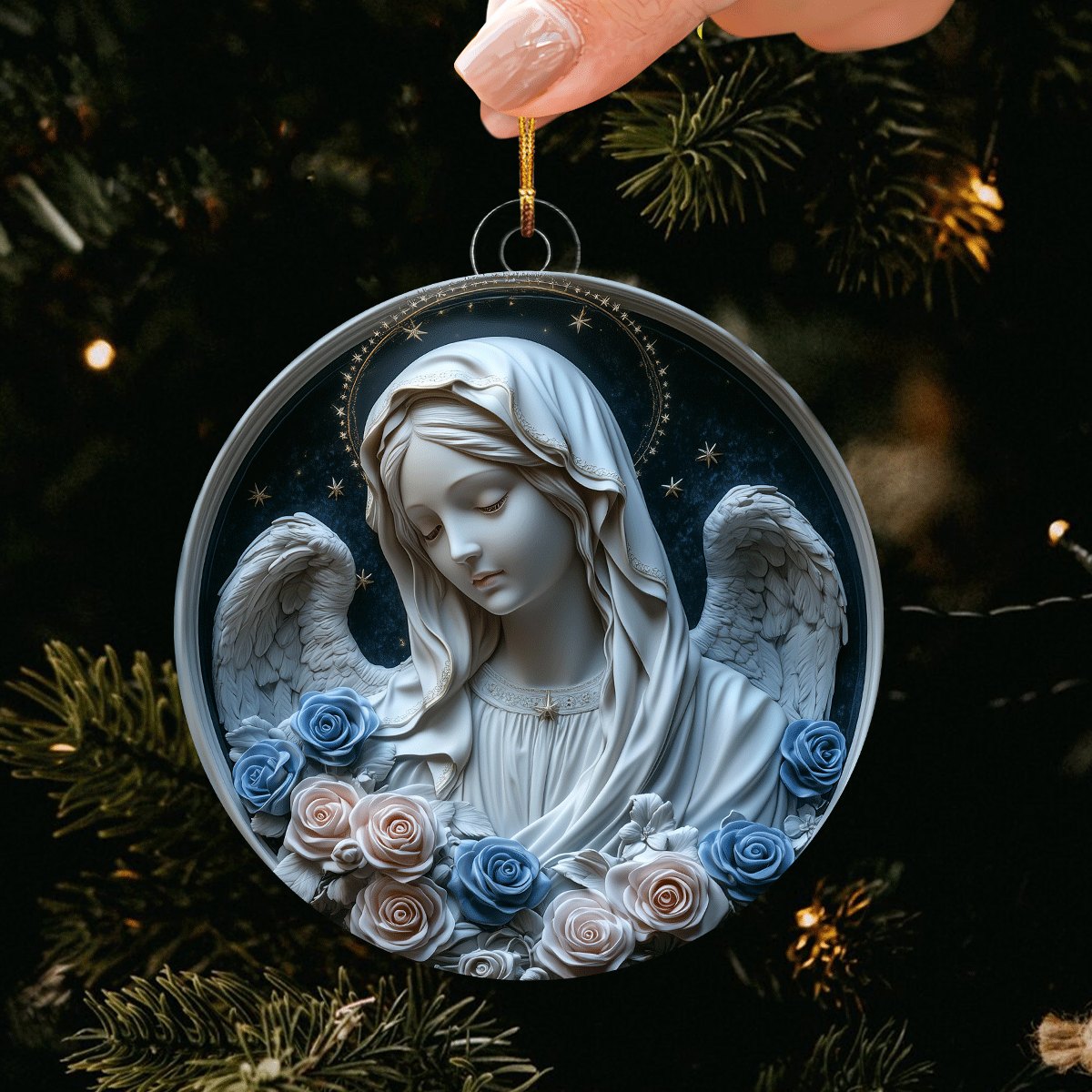 Blessings of Mary Christmas Ornament
