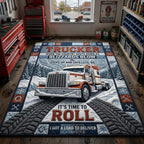 Blizzard Load Runner area rug in a living room