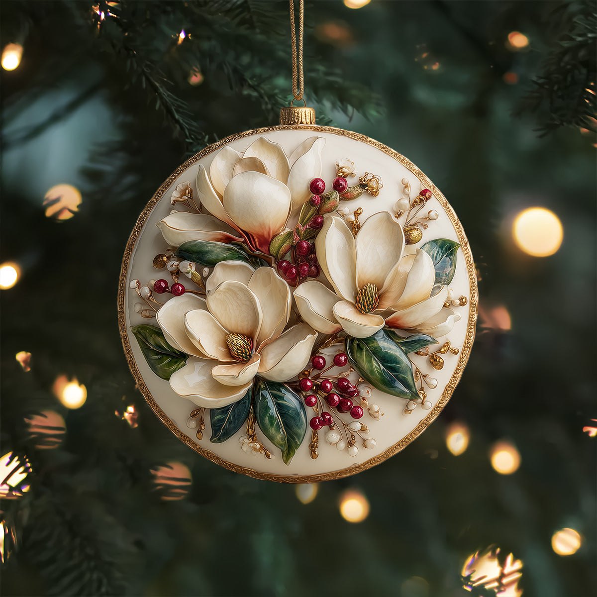 Bloom of Winter Christmas Ornament
