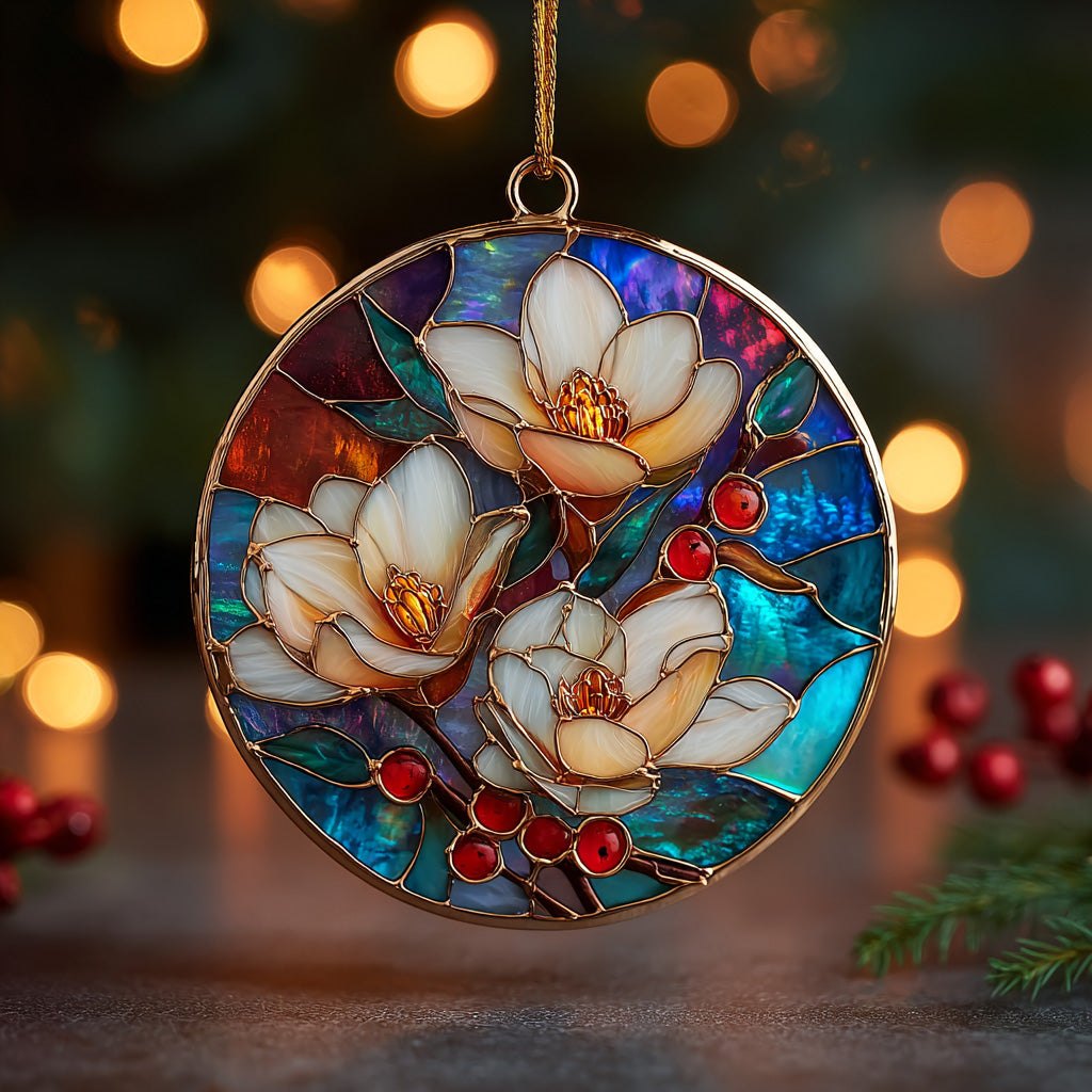 Bloom of Dawn Christmas Ornament