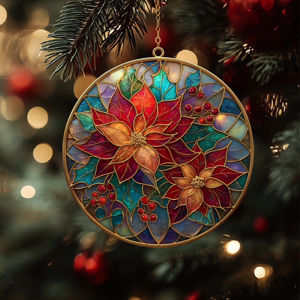 Bloom of Grace Christmas Ornament