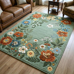 Bloom Garden area rug in a living room