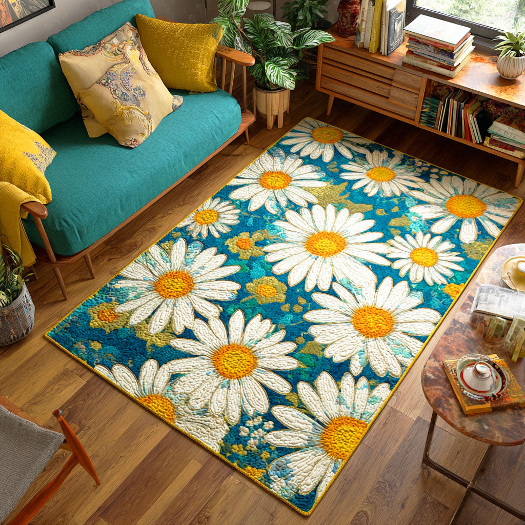 Bloom Harmony area rug in a living room