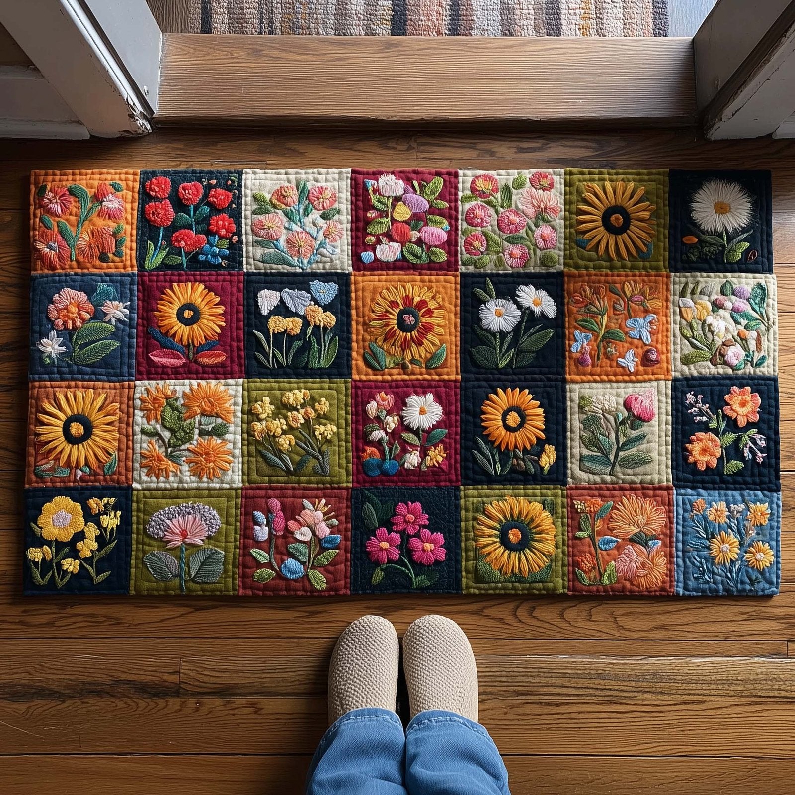Bloom Meadow Doormat - Nature Design | Printed Welcome Doormat