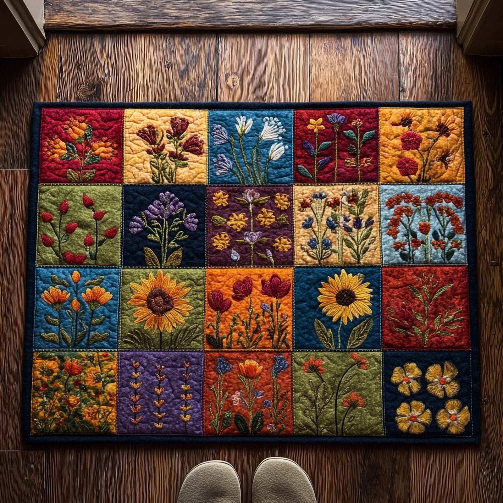 Bloom Meadow Doormat - Nature Design | Printed Welcome Doormat