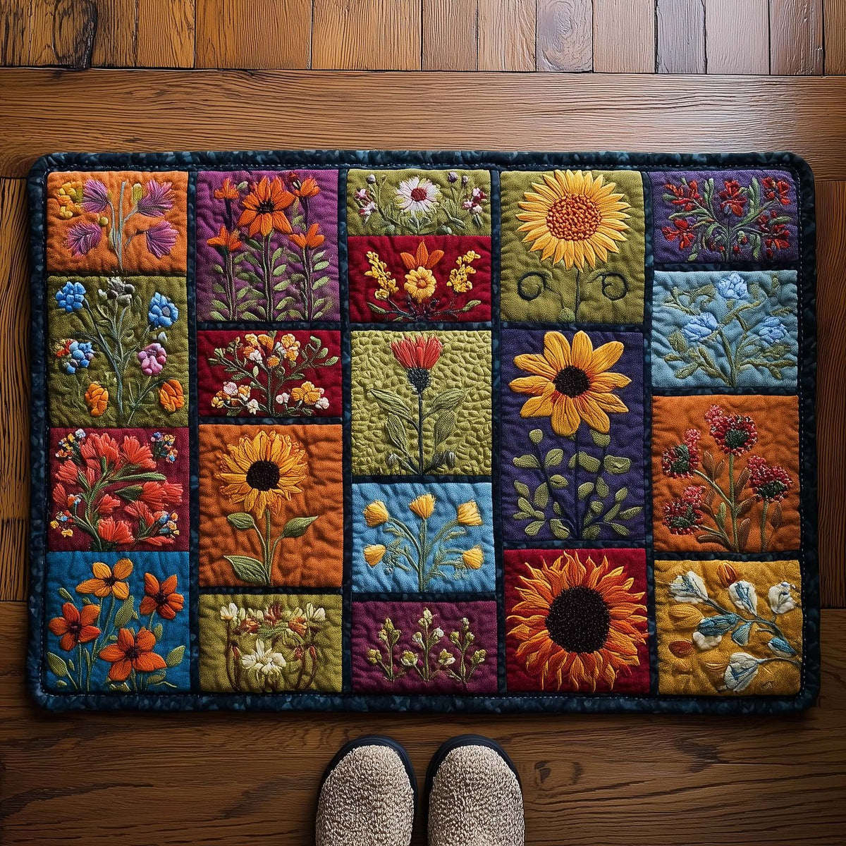 Bloom Meadow Doormat - Nature Design | Printed Welcome Doormat
