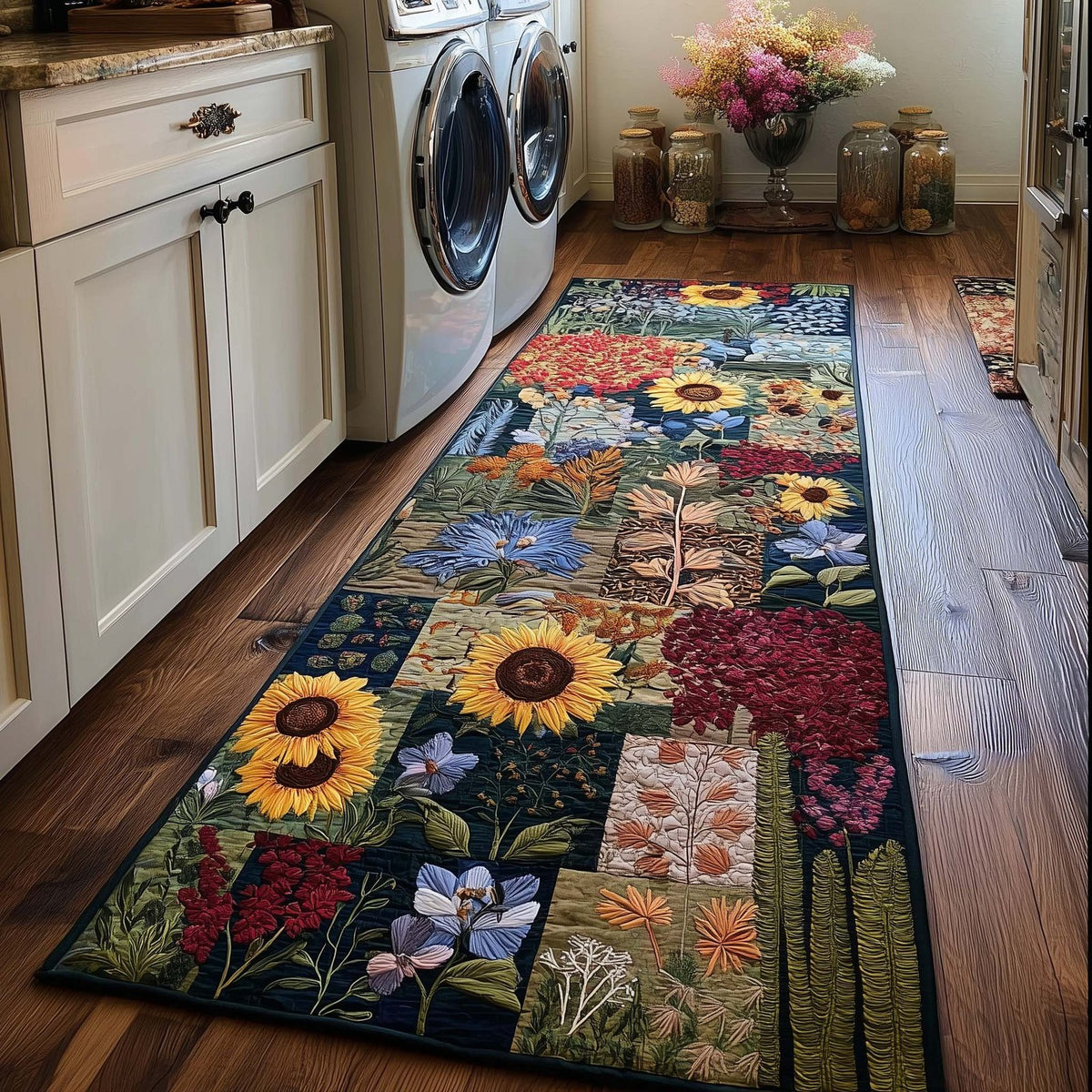 Bloom Meadow Runner Rug - Nature Design | Serene Runner Rug