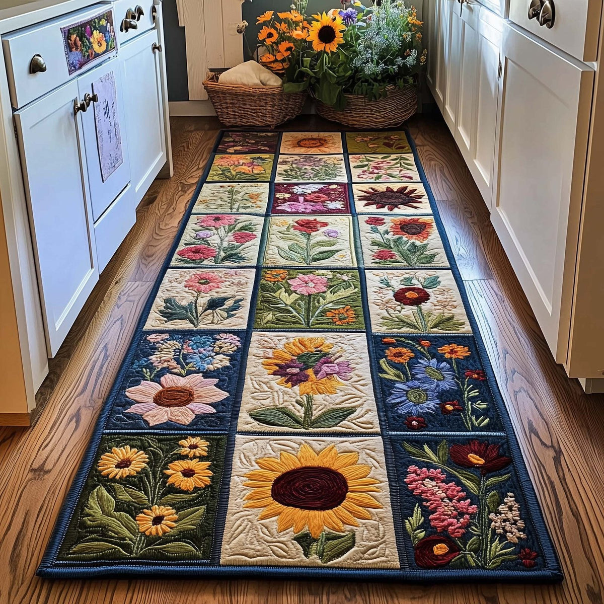 Bloom Meadow Runner Rug - Nature Design | Serene Runner Rug