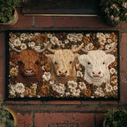 Blossom Highland Trio Doormat - Nature Design | Printed Welcome Doormat